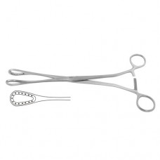 Saenger Placenta and Ovum Forcep Straight Stainless Steel, 27.5 cm - 10 3/4"